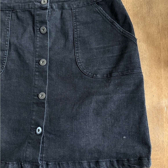 Modcloth NWT Charcoal Denim Overall Dress - Picture 6 of 9